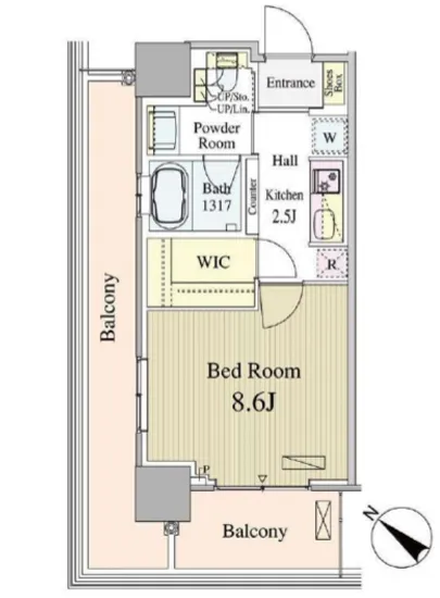 ルミレイス豊洲 1204