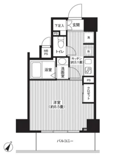 カスタリア初台 302