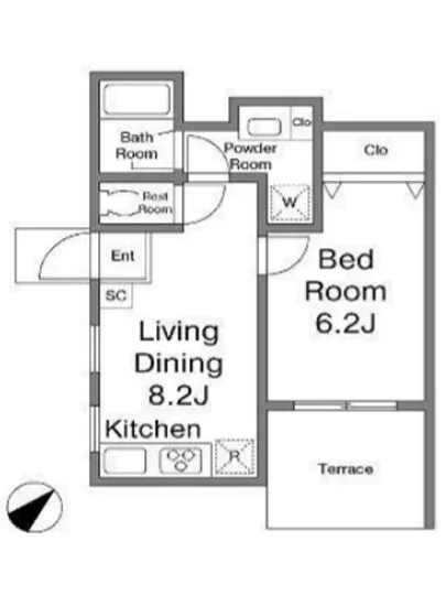 ザ・スタンダードアパートメント 1F