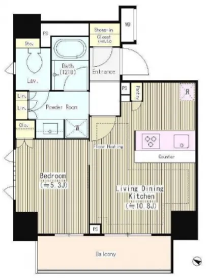 パークホームズ日本橋浜町二丁目リビオガーデン 309