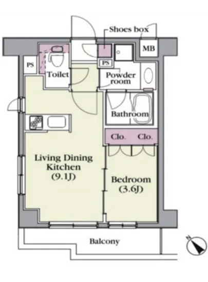 プラチナコート中目黒 303