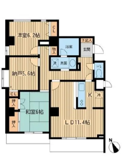 リエール若松町 101