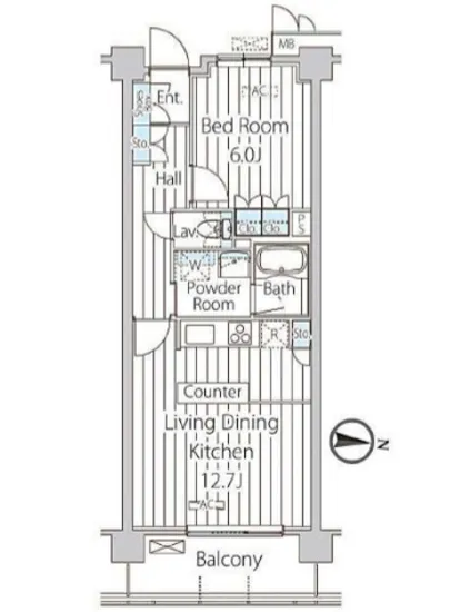 フェールメゾン西大島 404