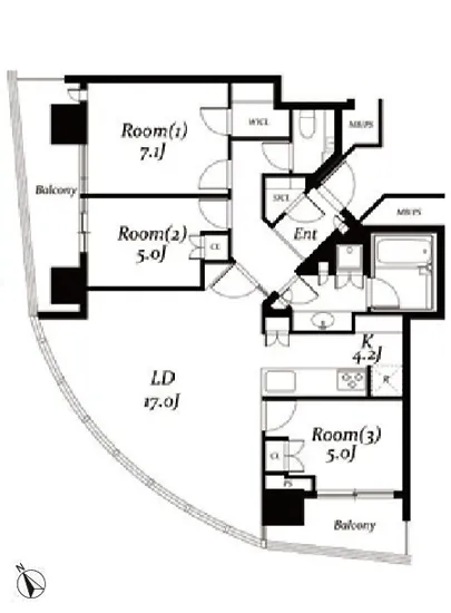 パークコート赤坂檜町ザ タワー 2203