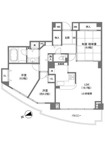 スカイシティ豊洲ベイサイドタワー 604