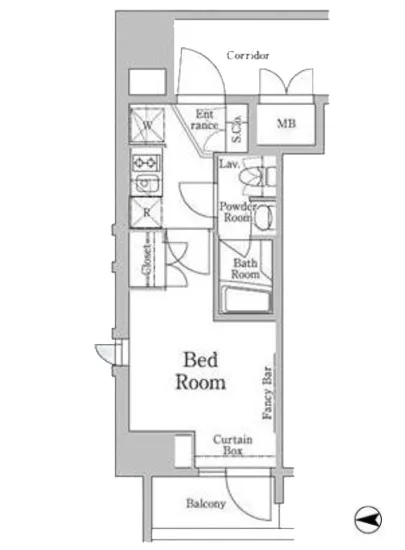 レジディア三田 301