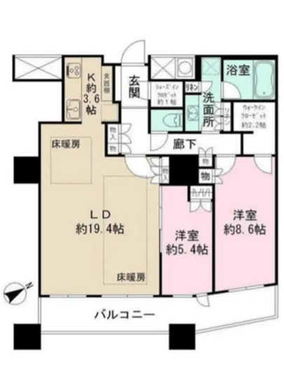ザ・パークハウス西新宿タワー60 5414