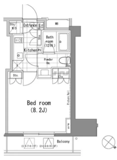 パークハビオ青山 802