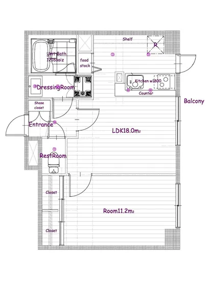 カスタリア代々木上原 201