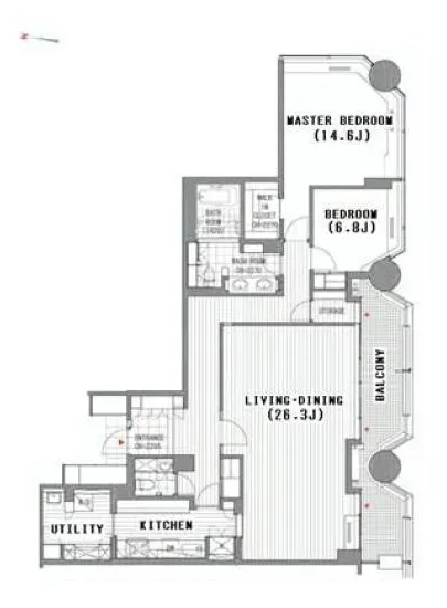 赤坂溜池タワーレジデンス 1906