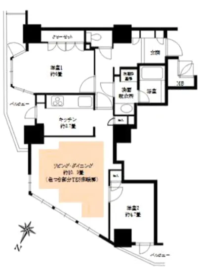 ソフィアタワー勝どき 8F