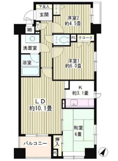 コンフィール日本橋アクアシティ 301