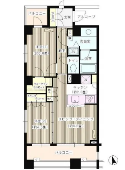 パークホームズ市谷薬王寺セントガレリア 201