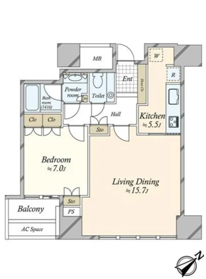 青山ザ・タワー 7F