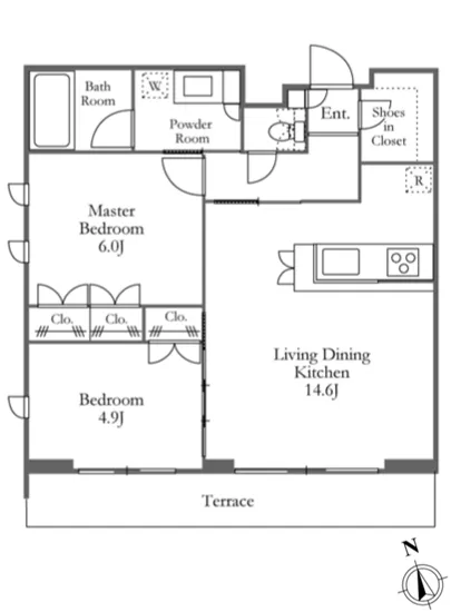 ガーデン富ヶ谷 201
