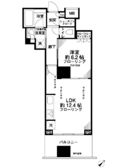 中野ツインマークタワー 507