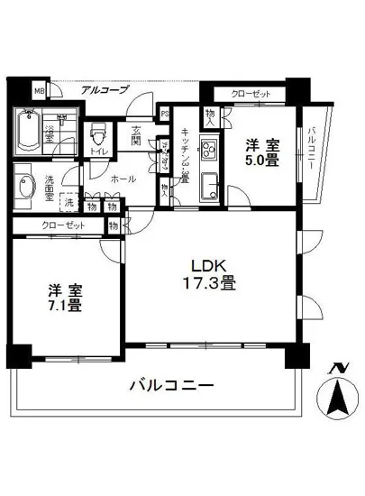 マイネシュロッス四谷 2F