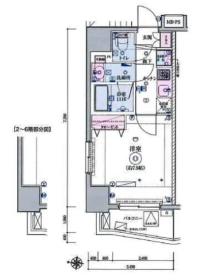 リヴシティ田町 602