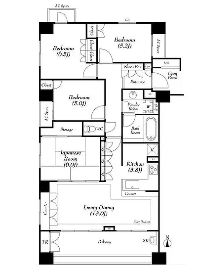 グランヒルズ東陽町 208