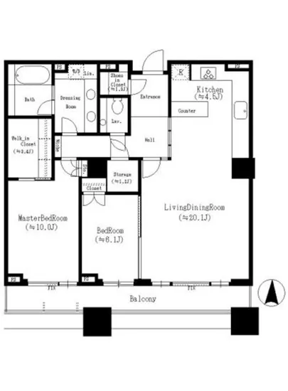 東京パークタワー 2504