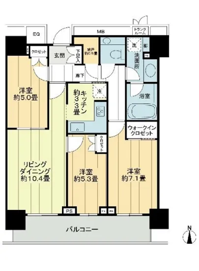 ザ・パークハウス晴海タワーズ クロノレジデンス 9F
