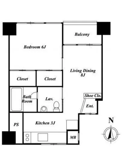 シャトー東洋南青山 4F