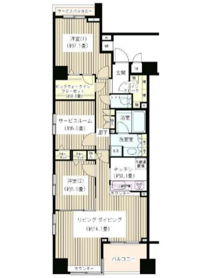 KDXレジデンス日本橋水天宮 401