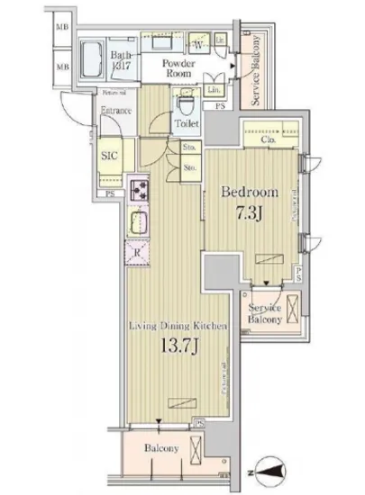 パークアクシス池田山 206