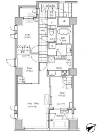 プラウド恵比寿 507