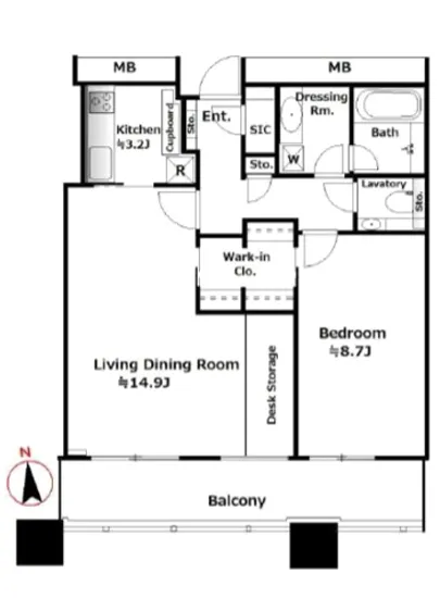 パークタワー目黒 1903