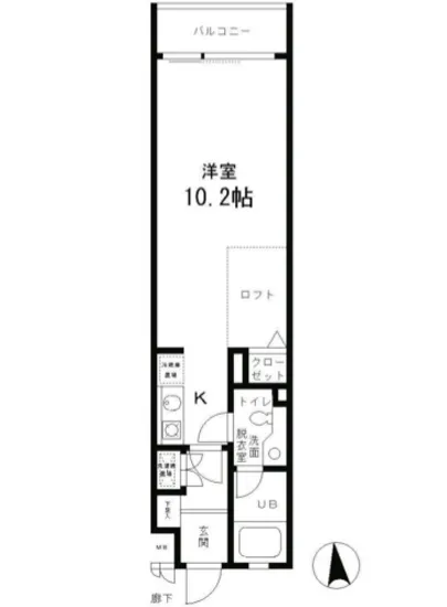 レジディア笹塚 117