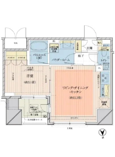 プレサンスロジェ八丁堀 1104