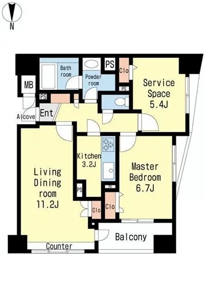 クレッセント麻布II 7F