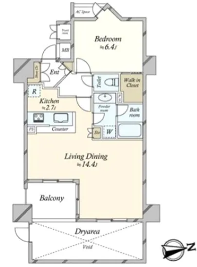 ジェイパーク渋谷神泉 1F