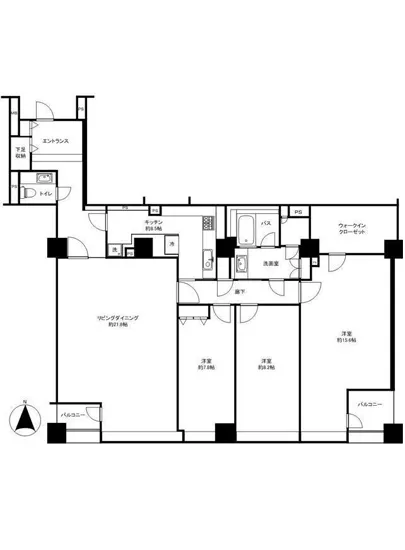 シーフォートタワー 21F
