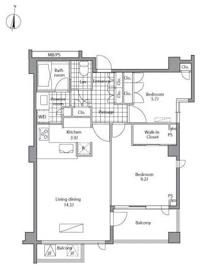 レジディア御殿山 206