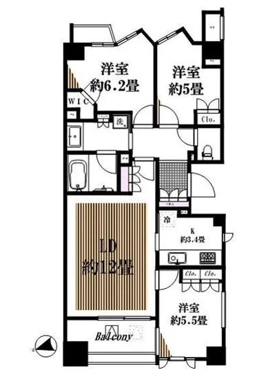 ヴィークコート市谷加賀町 3F