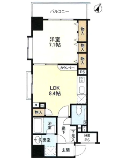 ライオンズシティ九段 7F
