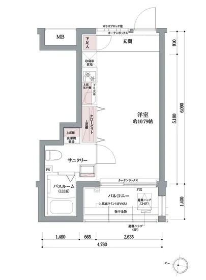 ラグディア高輪 203
