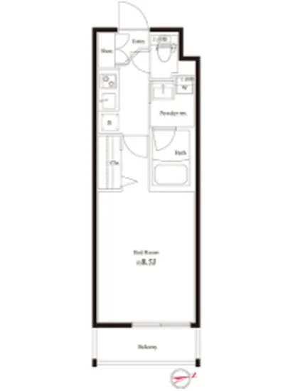 プラチナスクエア新宿御苑ウエスト 308