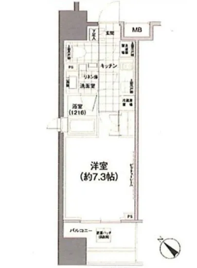 パークハビオ武蔵小山 1201