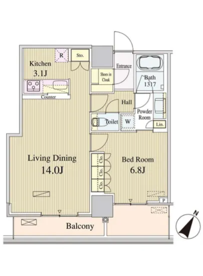 ルミレイス豊洲 1310