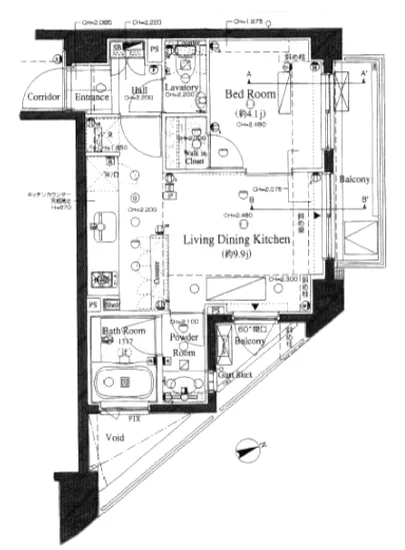 ラコント恵比寿プライベートレジデンス 605