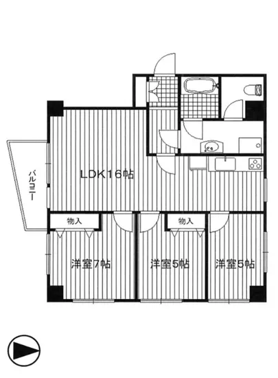 白金台八光マンション 5F