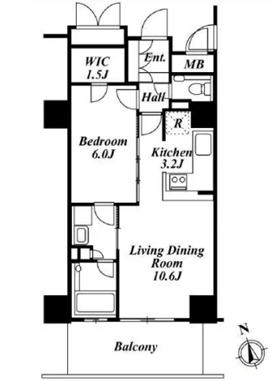 プライムアーバン新宿夏目坂タワーレジデンス 803