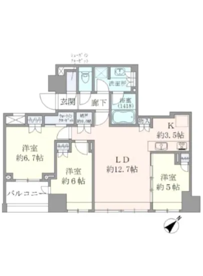 ブリリアウェリス月島 510