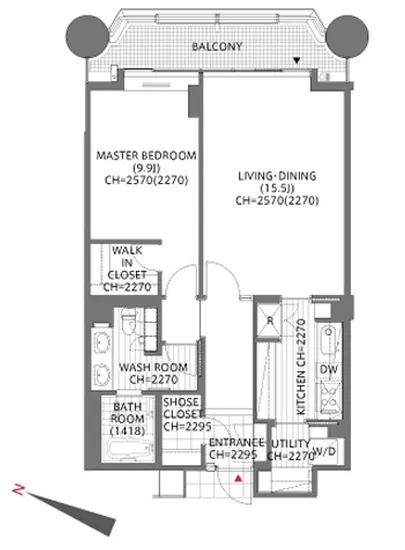 赤坂溜池タワーレジデンス 1804