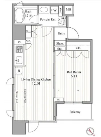 レジディア東銀座 603