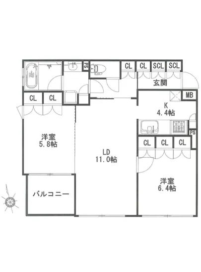 ワイズ・メナー祐天寺 402