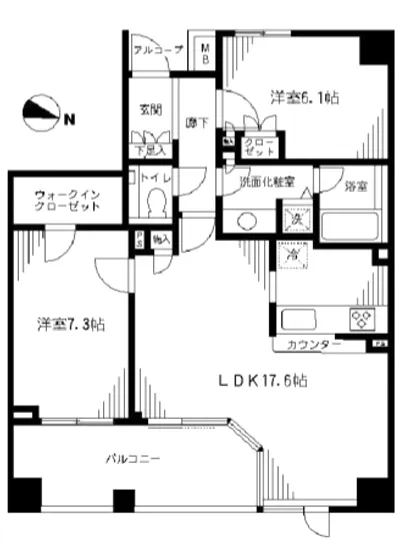 パークハウス旗の台六丁目 210